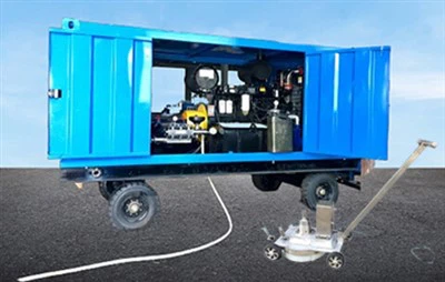 2500bar vodní tryskací stroj na odstraňování rzi